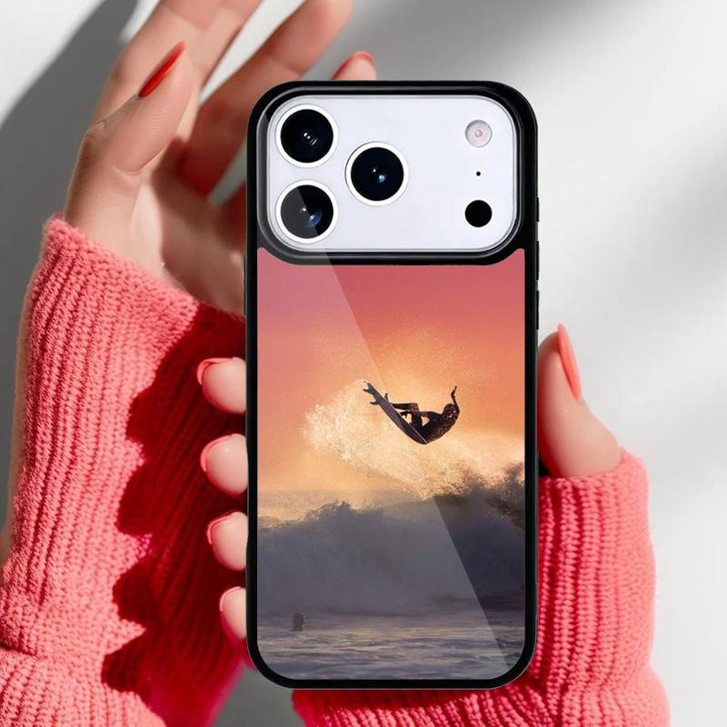Мягкий чехол для телефона 'Волна для серфинга' для iPhone 17 Air 16e 15 14 13 Pro Max Задняя крышка для 12 11 Pro Coque