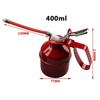 Red Pistol Type Oiler Thumb Lever Oil Squirt Can Durable Manual Oiler Can  Maintenance Use