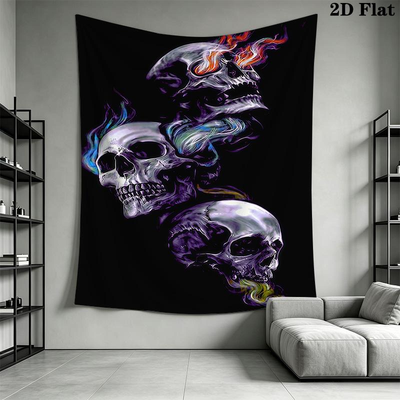 Dark Reaper Tapestry Mystic Guardian Tapestry Background Cloth Fashion Print Wall Covering Decoration Background Wall Hanging Cloth Christmas Gift