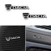 BGS1 3D Aluminum Car Audio Stereo Speaker Badge Emblem Sticker For Dacia Duster Logan Spring Sandero Stepway Dokker Lodgy Jogger MCV