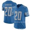 NFL Detroit Lions 20 Barry Sanders Football Jersey Mens Sports Game Uniform Blue