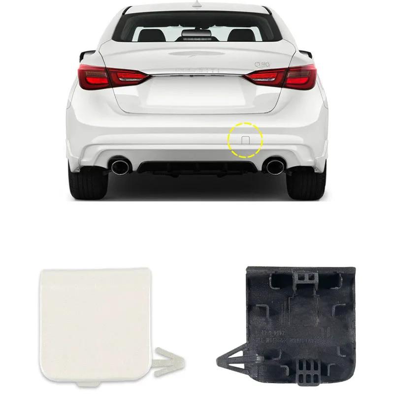 Auto Front or Rear Bumper Tow Hook Cap Towing Eye Cover for Infiniti Q50 2018 2019 2020 2021 2022