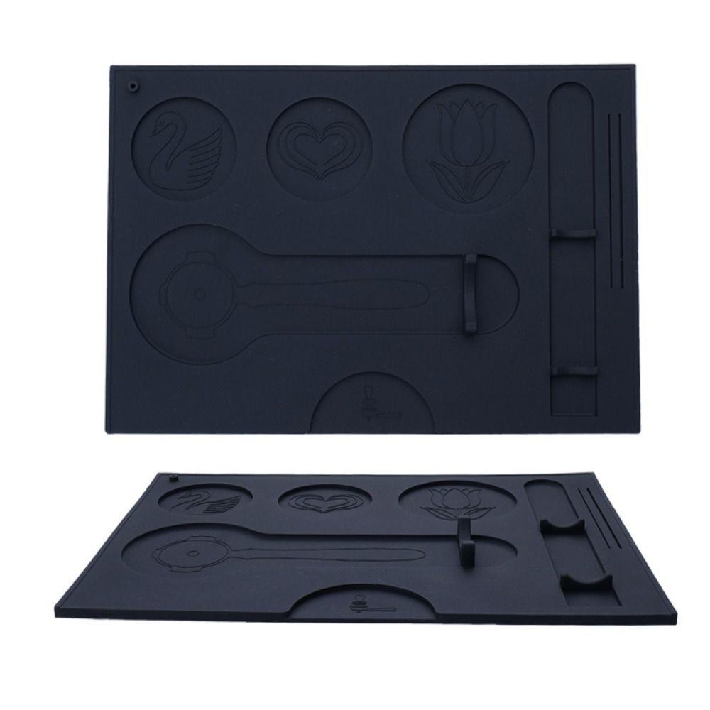 Heat Resistant Espresso Tamping Mat Barista Tamping Station Barista Accessories Tool