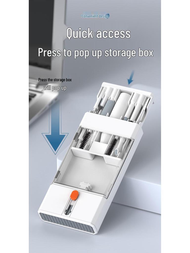 K22 Многофункциональный набор для чистки 22-в-1 для клавиатур, гарнитур и экранов