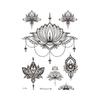 Decals Fake Tattoo for Women Henna Tattoo Body Art Sticker Black Tattoo Stickers Temporary Tattoo