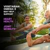 Carbamide Forte Veg Omega3 DHA 250mg Gummies for Men Women Kids - 60 Veg Gummies for Heart Brain Joints