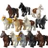 Plastic  Mini Blocks Action Figures  Roman Knight  Military  Horses Saddles  Mahler Toy   Children's Toys XP1011-1016 XP1007-10
