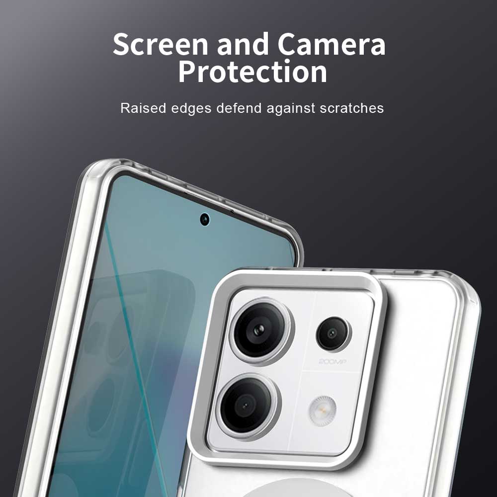 Для POCO X6 X6 Pro Тонкий Противоударный Ударопрочный Защищающий от отпечатков пальцев Магнитный Матовый Чехол для телефона
