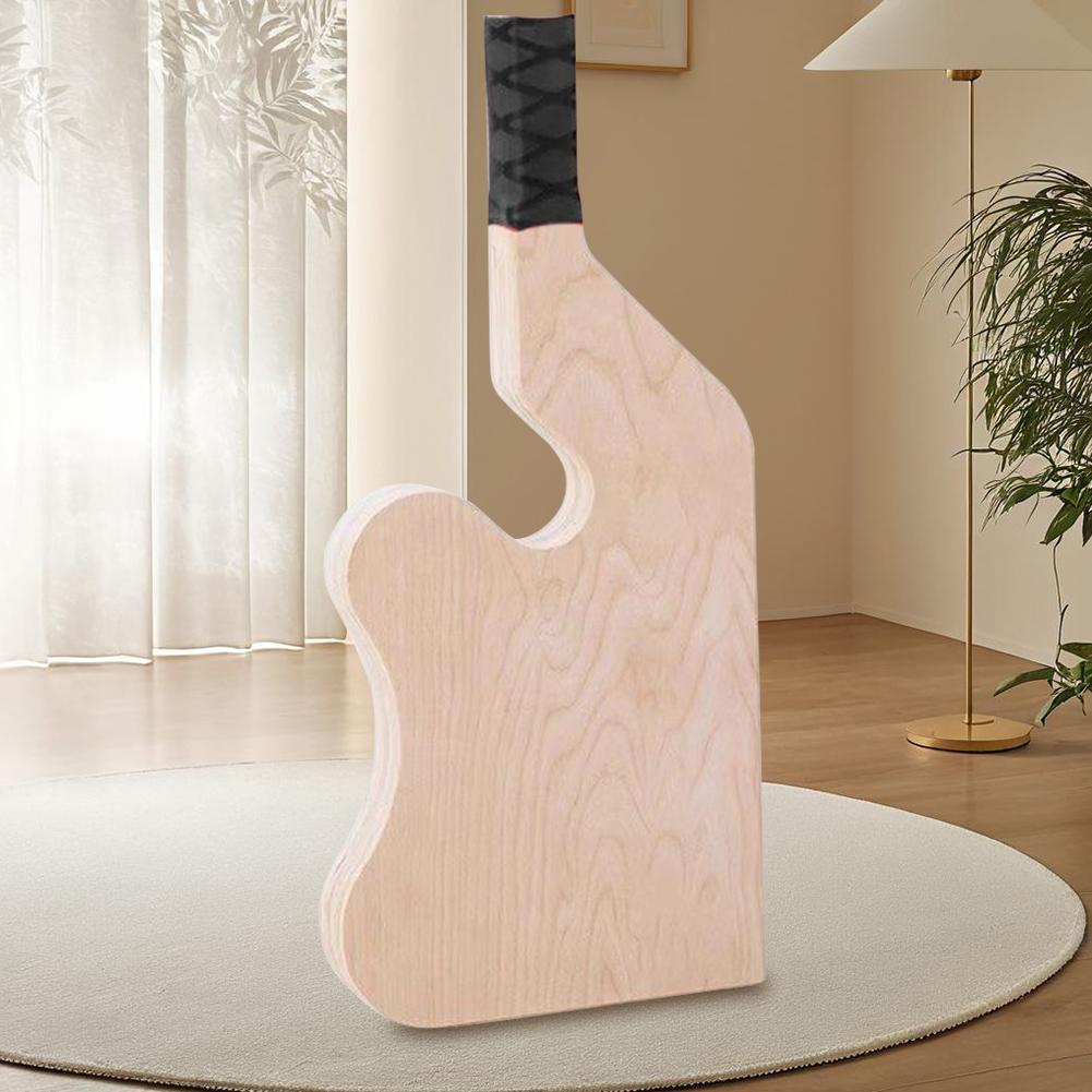 Wooden Deadlift Jack with Non-Slip Handle Barbell Stand Deadlift Barbell Holder Jack for Loading/Unloading Barbell Bar