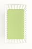 Cotton fitted sheet for a cot 140x70 cm - green