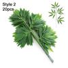 Durable Home Decorations For Wedding Ornaments Garden Bamboo Leaf Plant Leaves Silk Cloth Branches