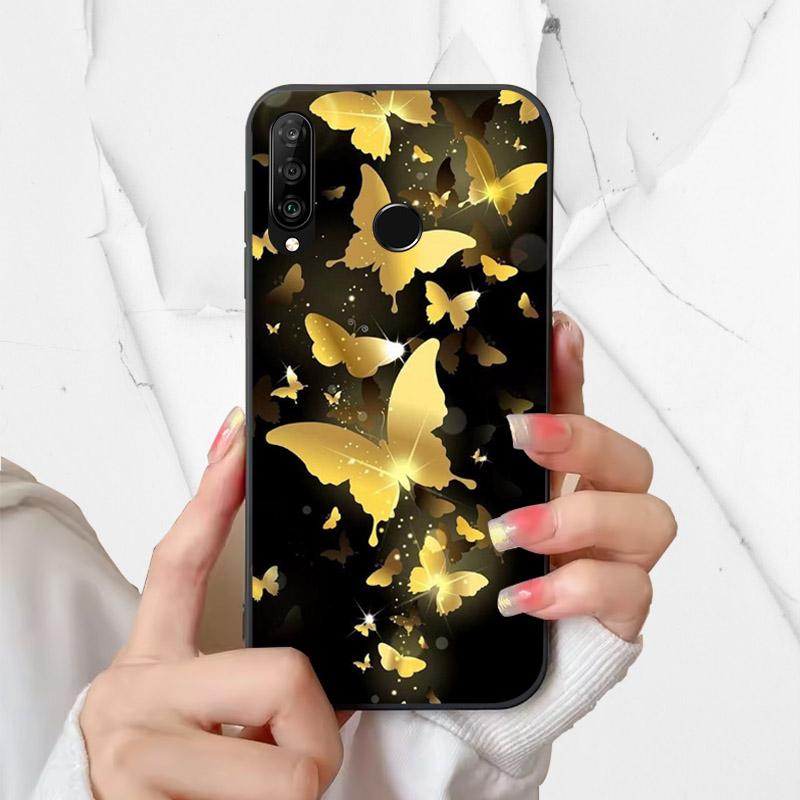 Чехол для телефона Huawei P30 Lite Силиконовый чехол MAR-LX1A Модный Расписной Ударопрочный Мягкий Fundas Для Huawei Nova 4e Чехол P30Lite
