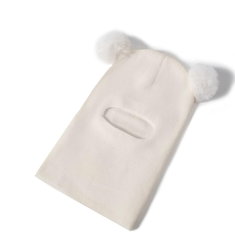 Детский набор шапка и шарф, на флисовой подкладке, утолщенный, с защитой ушей, зимняя теплая вязаная шапка для мальчиков и девочек