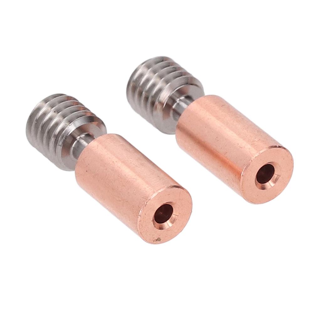 2Pcs Bi Metal Heat Break Ti Alloy Copper Bimetallic Heatbreak for K1 K1 Maximum Ender3 V3 KE 3 S1