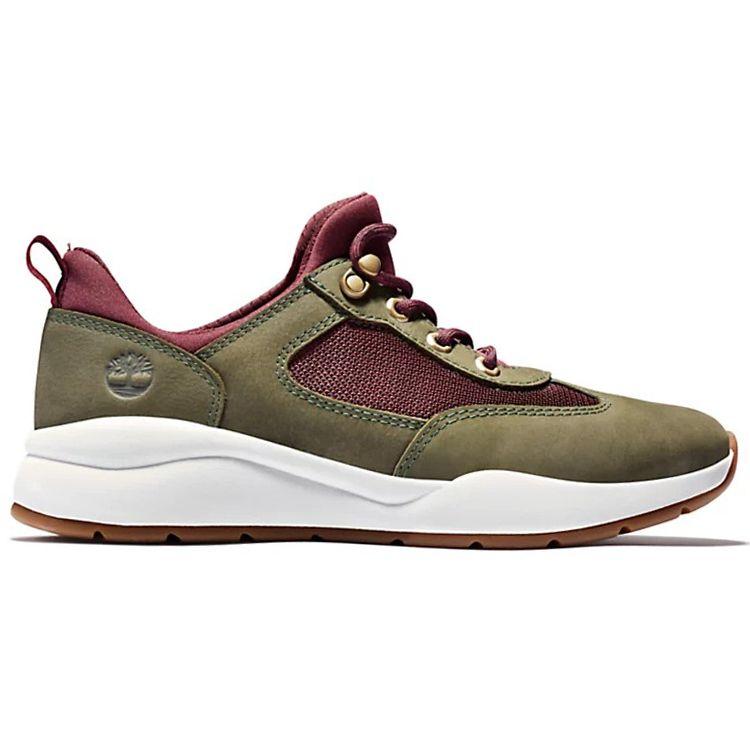 Timberland Boroughs Project Кожаная сетчатая удобная спортивная прочная обувь с низким верхом для повседневной носки Женские кроссовки армейско-зеленого цвета A2CMNA58