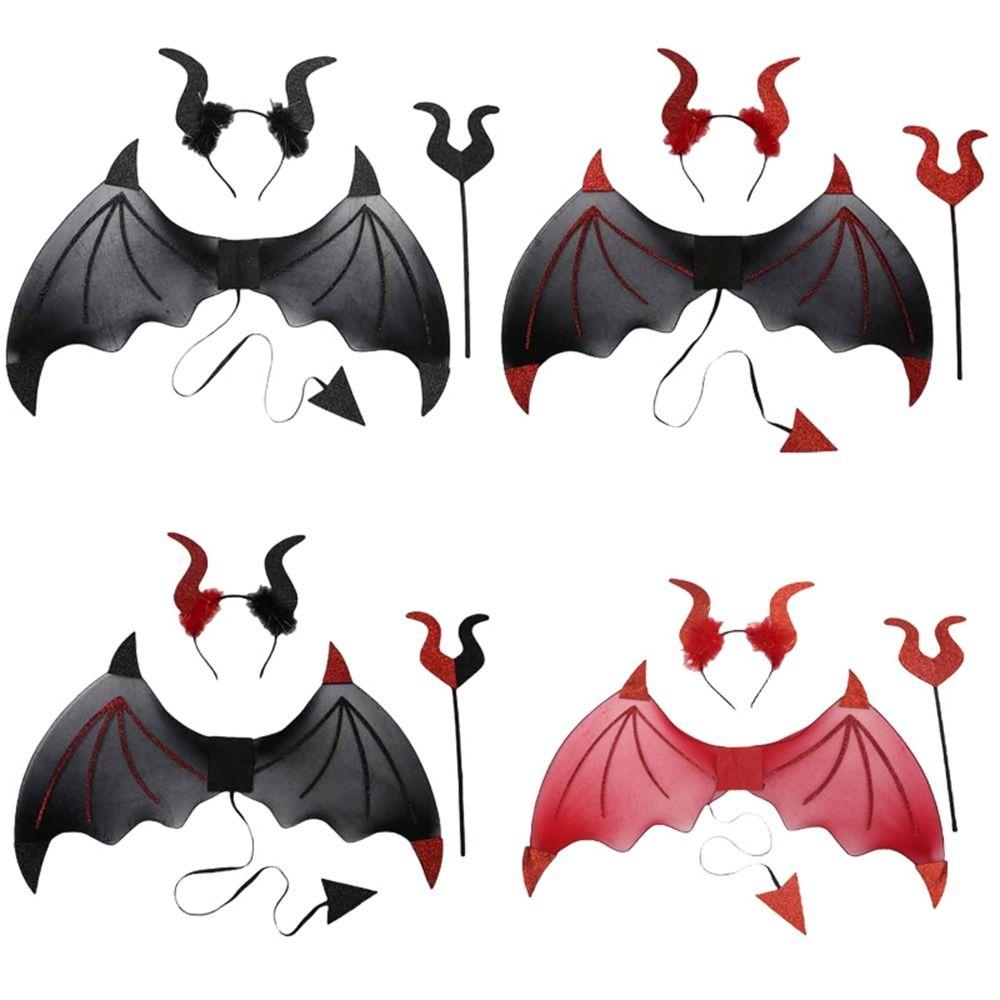 Performance Devil Wings Mesh Demon Wings New Cosplay Costume Props Theme Party