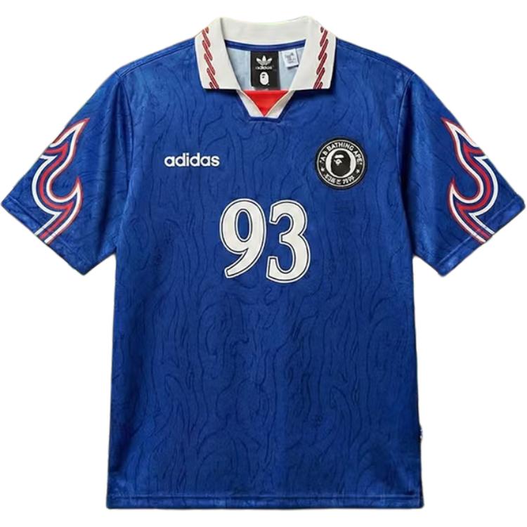 adidas x BAPE Flame Jersey Blue