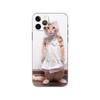 Чехол для телефона Cat Cute Kitten Catling для iPhone 5 5S 2020se 6 6s 7 8 plus x 10 XR XS 11 12 13 mini pro MAX, черная задняя крышка из ТПУ
