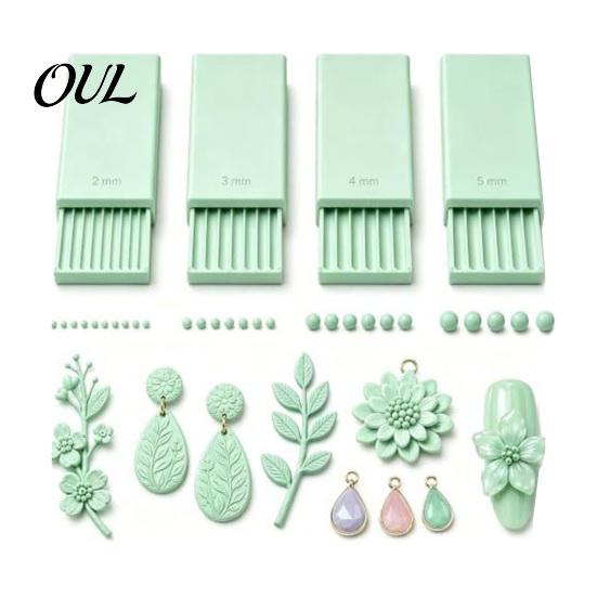 Jewelry Making Supplies 4Pcs/Set Clay Gel Ball Makers, Polymer Rollers, 2mm 3mm 4mm 5mm Crafting Roller for Sphere Shaper Nail Art Bead Rollers