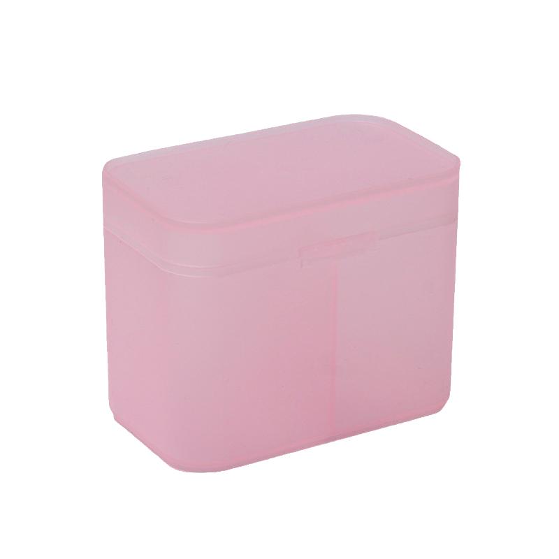 Ватные подушечки Тампоны Салфетки для ногтей Кисти для макияжа Органайзер Коробка для хранения Держатель-контейнер Независимый двойной отсек