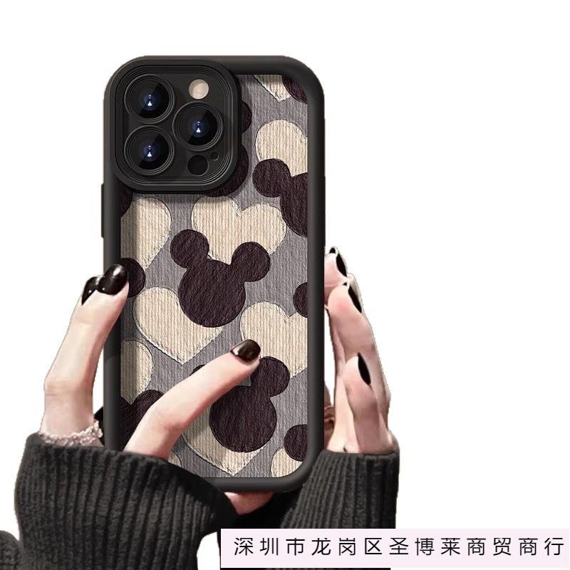 Милый мультяшный чехол для мобильного телефона 17promax Apple 15Pro премиум iPhone14Plus/13/12/11
