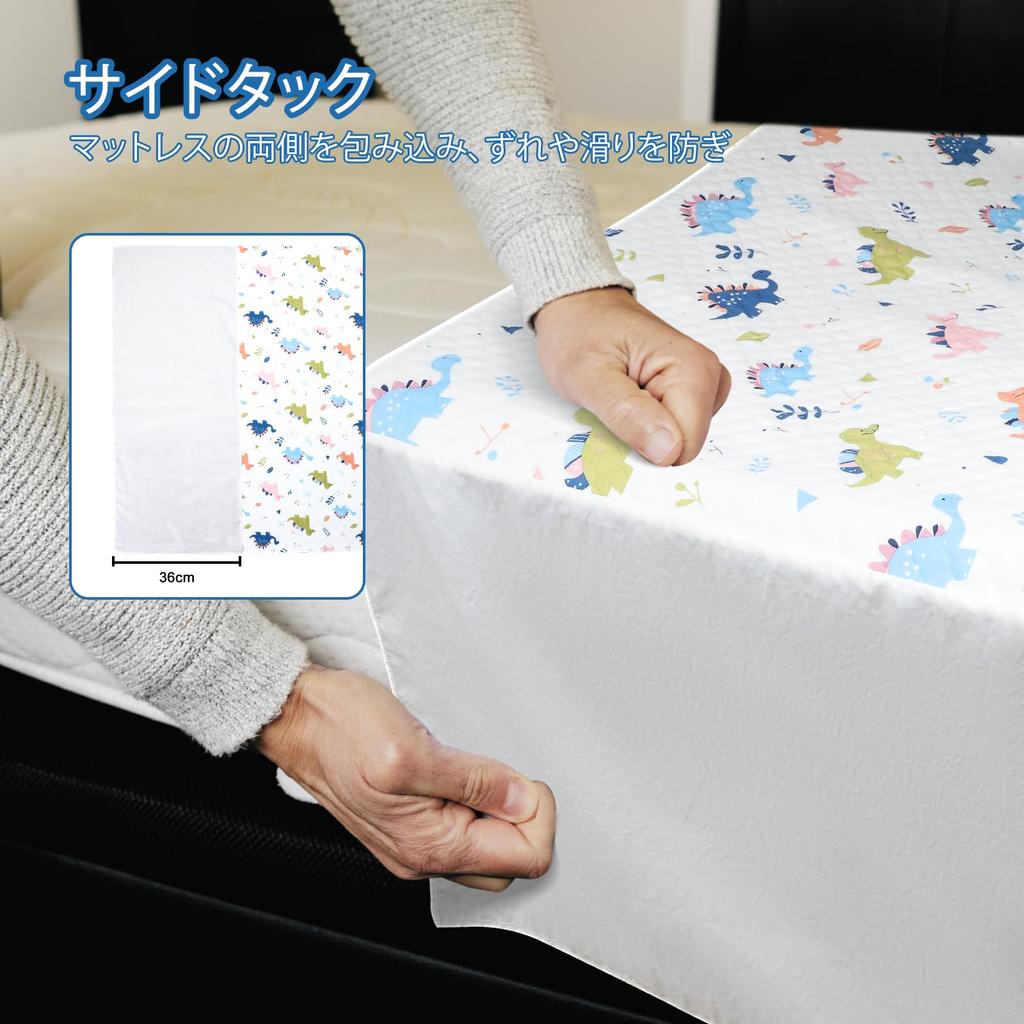 Водонепроницаемая простыня для пеленания из хлопка для младенцев, уход за больными, детский коврик, впитывающая быстросохнущая простыня для детей и взрослых, многоразовая [MooMoo Baby]