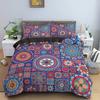 Mandala Duvet Cover Set Bohemian Bedding Set Soft Comforter Cover With 1/2pcs Pillow Shams Quilt Cover Bedroom King Queen Sizes