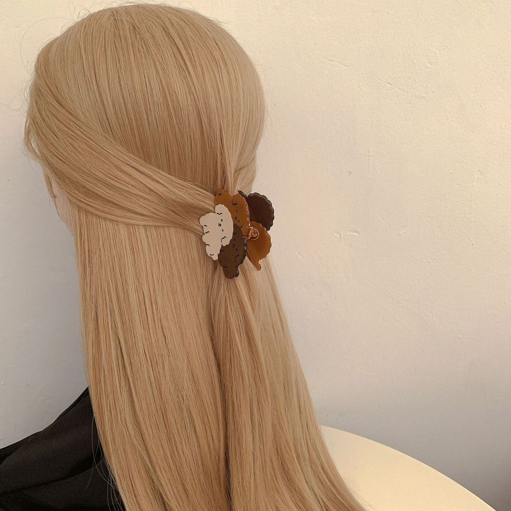 Acetate Hair Clips Puppy Dog Claw Clips for Thick Hair Ins Barrettes for Women Women