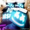 Постельное белье DJ Marshmello Односпальное Полуторное Полный Размер Queen King Hip Hop Постельный Комплект Взрослые Детская Спальня Комплекты с Пододеяльником 3D Печать 030