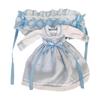 Rakulifey Blythe Clothes One Piece Neo Blythe Costume Set with Hair Accessory, Suitable for Obitsu 24, Cute 2-Piece Set (Blue)