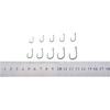 100Pcs 1 Box New Carbon Steel 10 Sizes Fish Bait Fishing Hooks Durable Head Fishook