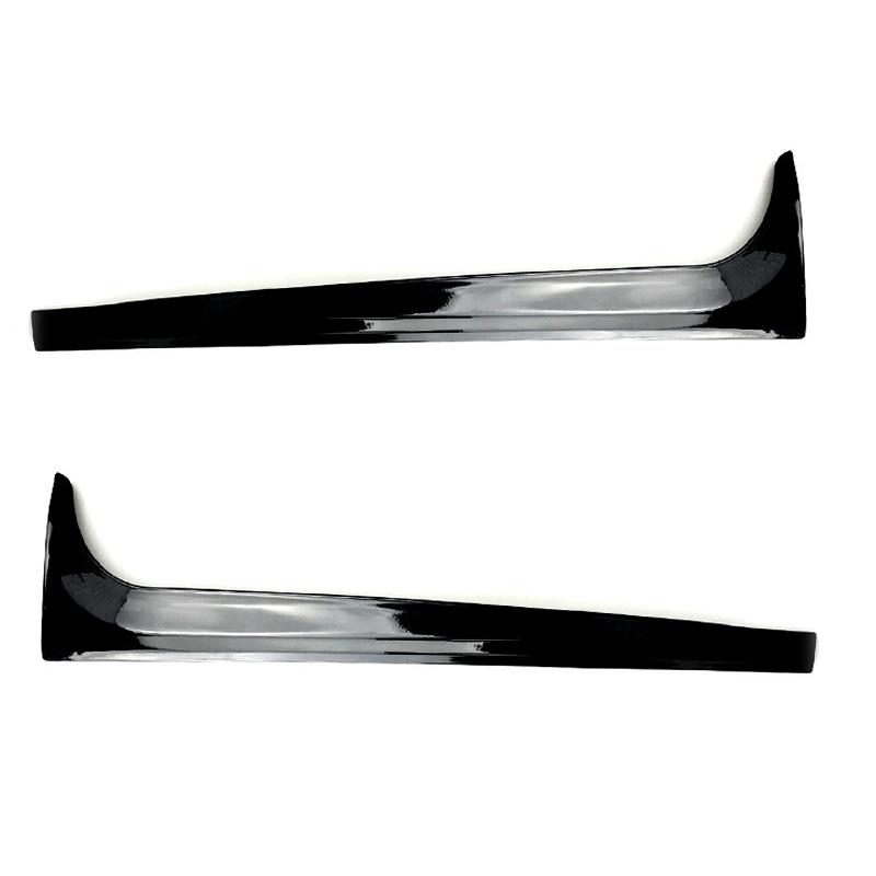 2 шт. спойлер на заднее окно и крылья для VW Polo MK6 2018 ABS глянцевый черный боковой автомобиль декоративный экстерьер