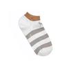 HISS5F004WT_Women's Puppy Cotton Blend Color Block Ankle Socks 3-Piece Set