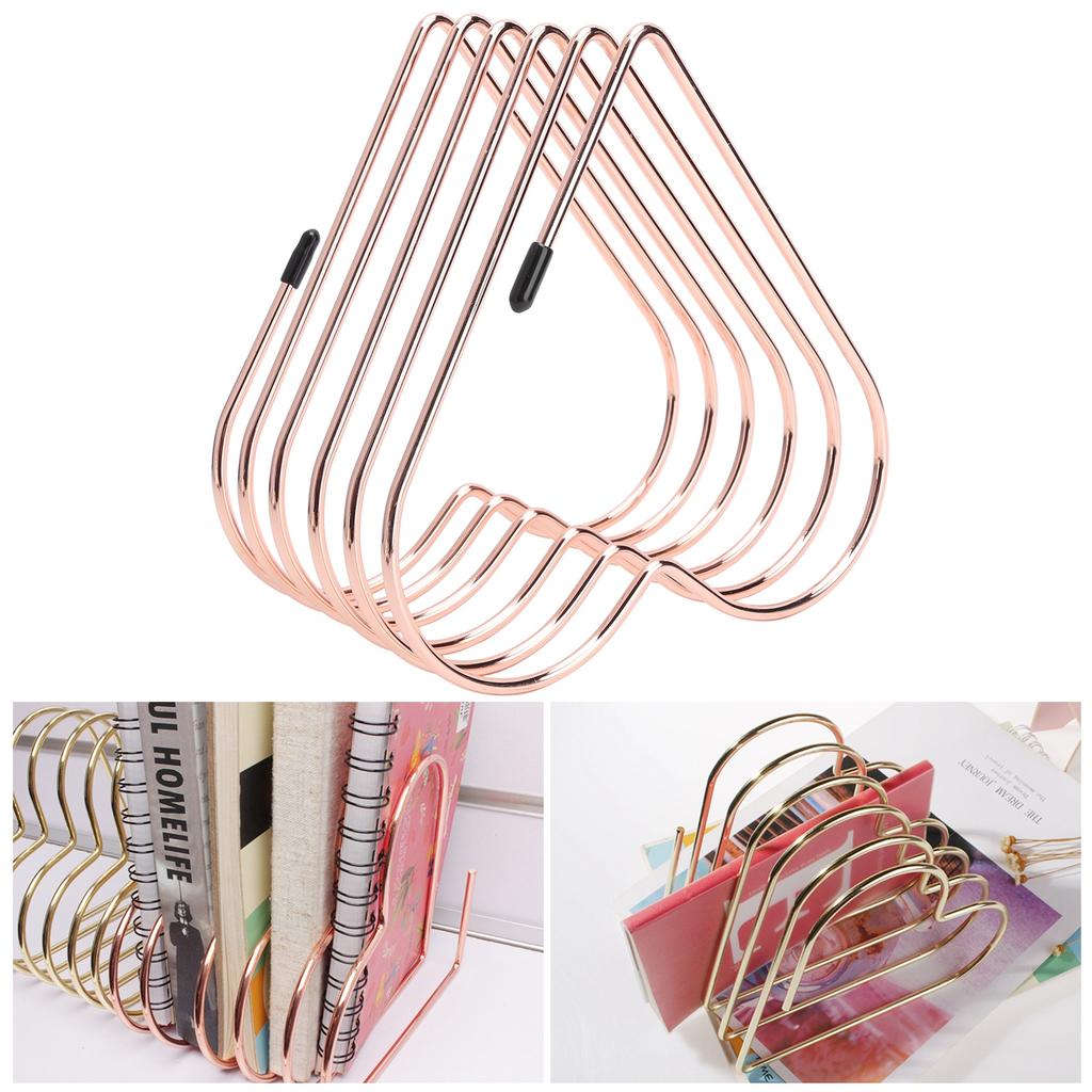 Desk Book Storage Rack Telescopic Files Folder Stand Organizer Craft Supplies Decoration