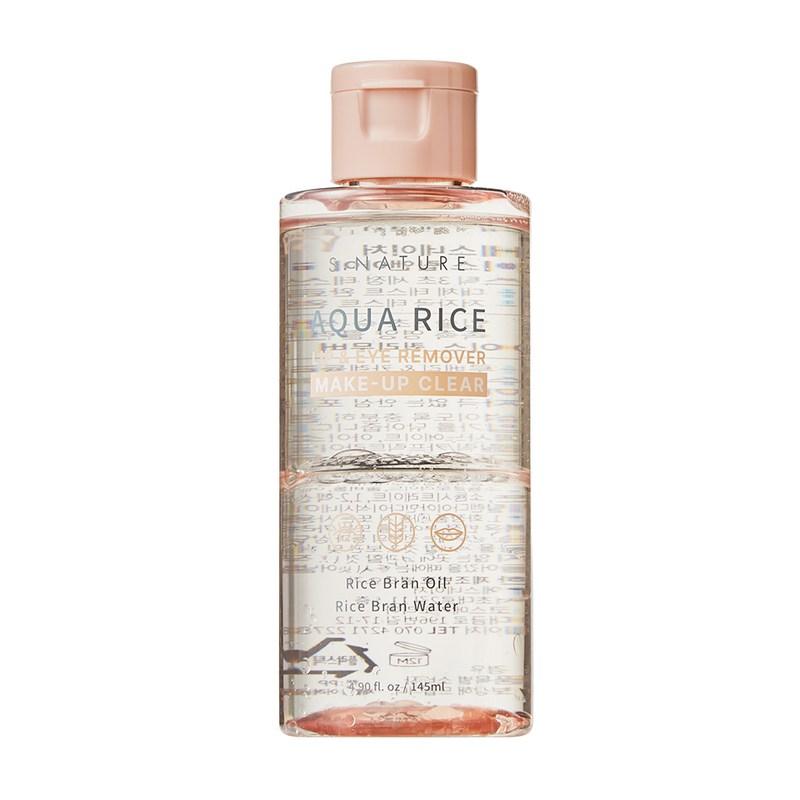 S.Nature Aqua Rice Средство для снятия макияжа с губ и глаз, 145 мл, 1 шт.
