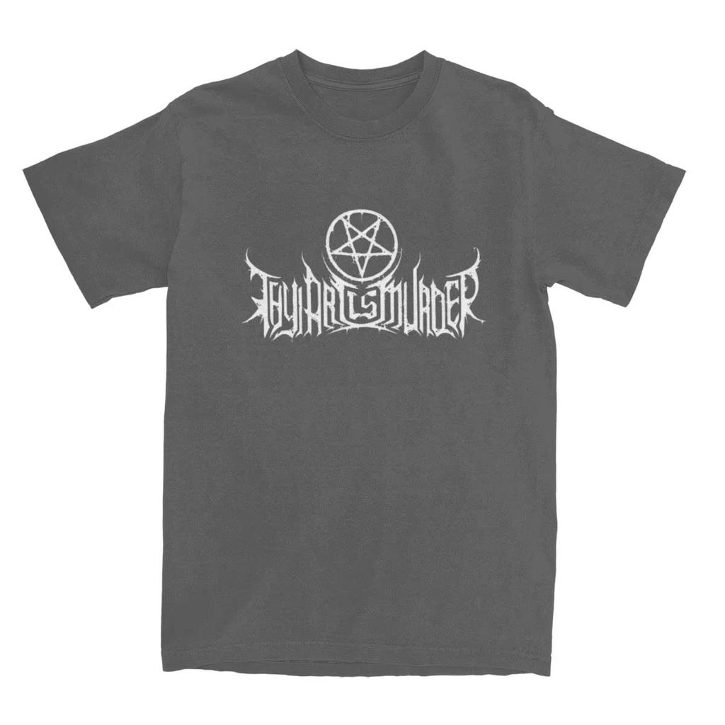 Юмор Th Art Is Murder Логотип Футболки Мужские Женские Круглый вырез Хлопок Винтаж Deathcore Группа Короткий рукав Футболки Подарок на День Рождения Одежда