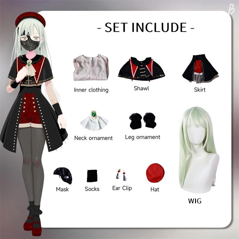 Bang Dream Сакико Тогава Костюм для косплея Вакаба Муцуми Карнавальная форма Взрослый Аниме Костюмы на Хэллоуин Маскарад Женские Игровые