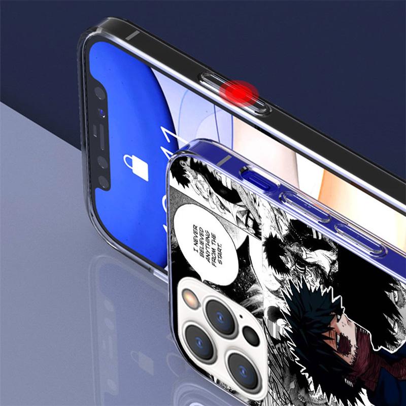 Чехол для телефона My Hero Dabi Bnha для iPhone 17 Air 16 Pro Max 16E 15 + 14 Plus 11 12 13 Mini 7 8 SE Подарок Печатная Крышка Fundas 17 Air 1
