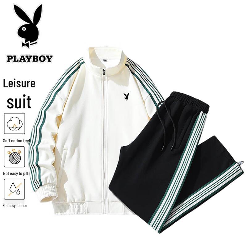 PLAYBOY Мужской повседневный спортивный костюм с воротником-стойкой