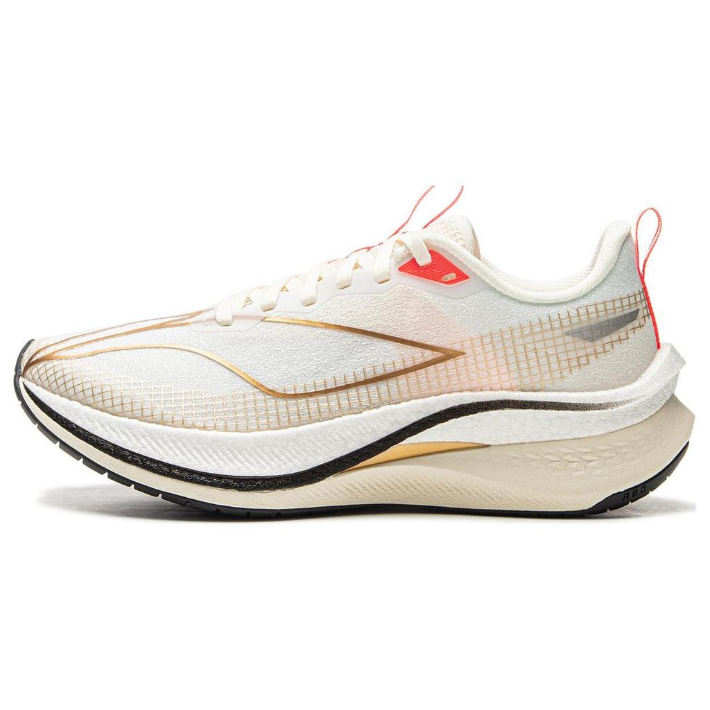 Li Ning Red Hare 7 Pro Амортизирующие Нескользящие Низкие Беговые Кроссовки Женские Стандартные Белые ARPU002-30