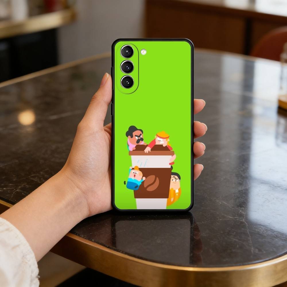 F-Забавный C-Милый D-Duolingo Чехол для Samsung Galaxy S21 S25 FE S24 S23 Ultra S20 S9 S22 Plus S10 TPU Чехол