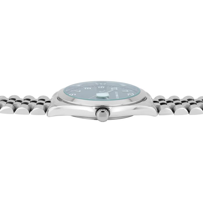 Montre - Harald - Bracelet métal 22 mm - Cadran noir - Étanchéité 5 ATM