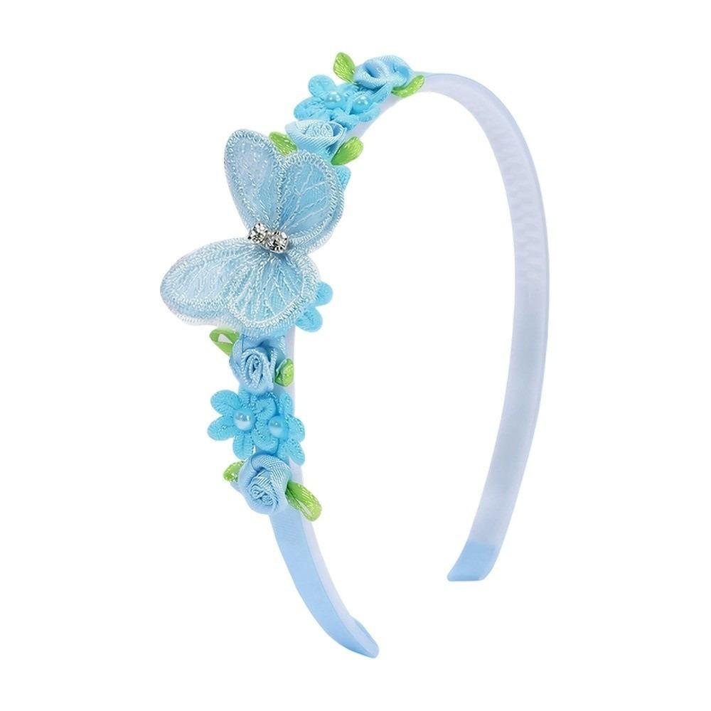 Lace Children Girls Headband Flower Butterfly Kids Hair Head Hoop Bands Headdress Accessories