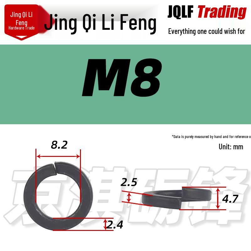 Черненая пружинная шайба высокой прочности M3-M64 GB93