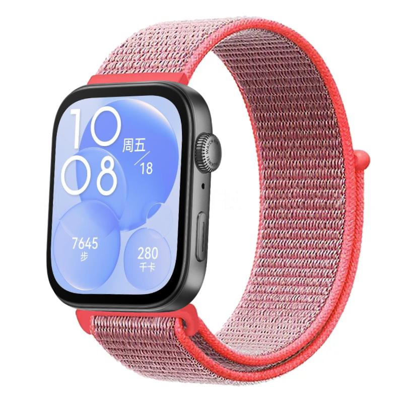 Нейлоновый петлевой ремешок для Huawei Watch Fit 3/4/4 Pro Дышащий спортивный браслет Ремешок для Huawei Watch Fit 4/Fit 4 Pro Браслет Ремень
