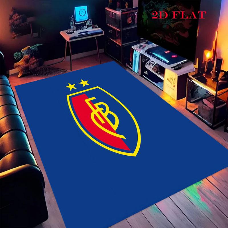 FC Basel Carpet Rug for Living Room Bedroom Home Sofa Decoration,Kids play Nonslip Floor Mat
