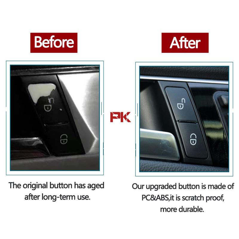 Interior Left Right Door Lock Opening Unlock Switch Buttons For Mercedes Benz C Class W204, E Class W212,GLK 204,ML GL W166,W463