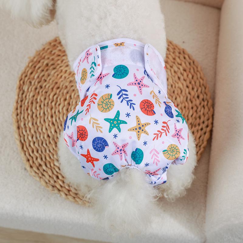 Физиологические штаны для собак женского пола - менструальные подгузники и одежда для домашних животных на весну/лето.