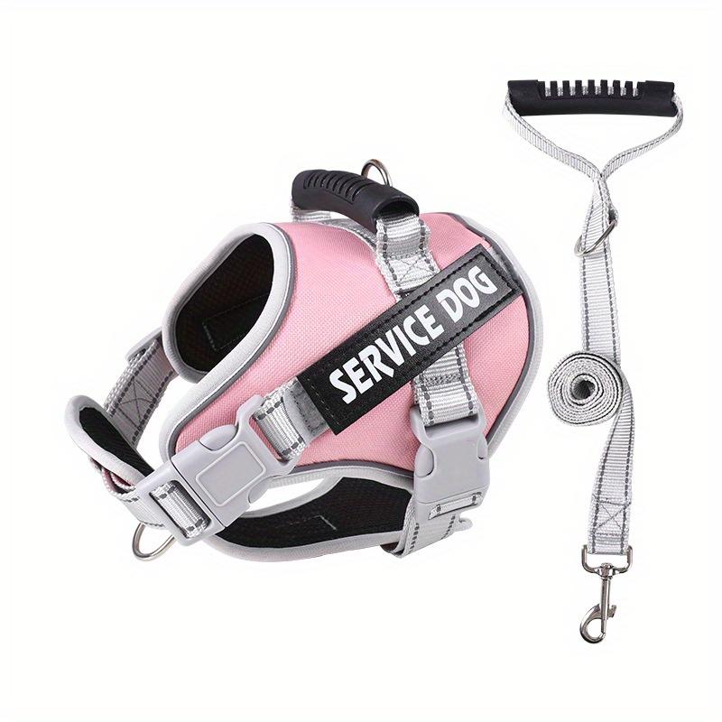 Прочная шлейка для собак с нагрудными и спинными ремнями, регулируемый светоотражающий жилет для домашних животных для активного отдыха