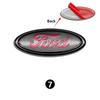 11.5X4.5cm Car Logo For Ford Ranger Escape Mondeo Fusion Fiesta Kuga Edge Focus Mustang Rear Trunk Emblem Sticker Accessories HNQJR1